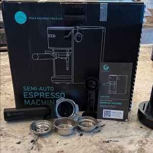 Semi-Auto Espresso Machine - Black